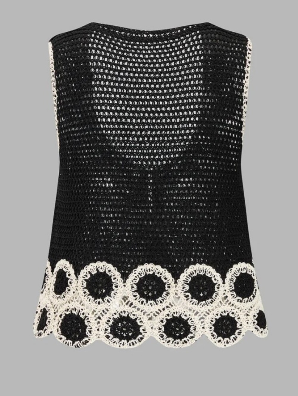 Crochet Vest & Mini Skirt Set - Picture 7 of 11